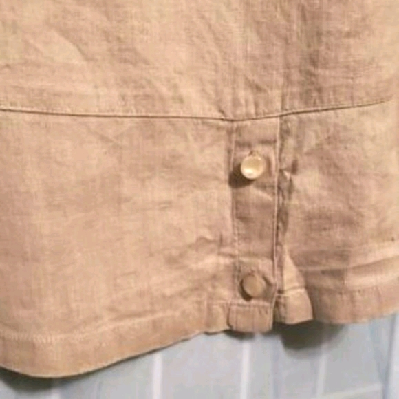 ON THE ROCKS 100% LINEN SKIRT SUIT SZ M - Picture 8 of 8